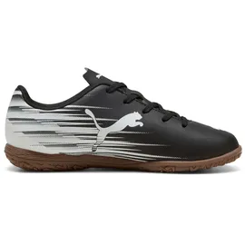 Puma ATTACANTO II IT JR Kinder Hallenschuhe, schwarz, Größe 38 1⁄2 EU