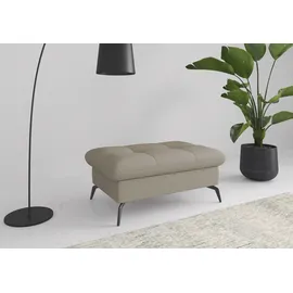 sit&more Polsterhocker SIT & MORE "Amica", beige (taupe), B:102cm H:47cm T:69cm, 95% Polyester, 5% Polyamid, Hocker, Polsterhocker, mit Stauraum