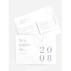 Antwortkarten für Ihre Feier selbst gestalten mit Spruch und Fotos im Onlinedesigner bei Meine-Kartenmanufaktur.de