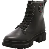 s.Oliver Damen Stiefeletten ohne Absatz zum Schnüren Vegan, Schwarz (Black), 37 EU