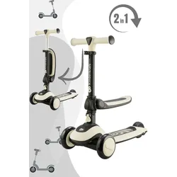 Kinderkraft Laufrad und Dreirad-Roller HALLEY, Kinderkraft: Stone White