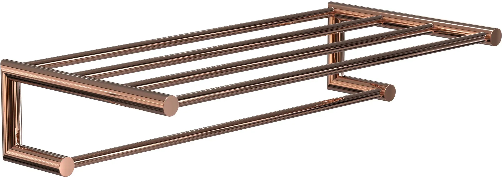 frost NOVA2 Wandgarderobe/Handtuchregal 1936 - Kupfer poliert