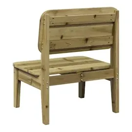 vidaXL Gartenstuhl 60 x 52,5 x 72 cm braun 2 St.