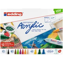 edding Acrylmarker 12 St. schwarz