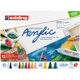 edding Acrylmarker 12 St. schwarz