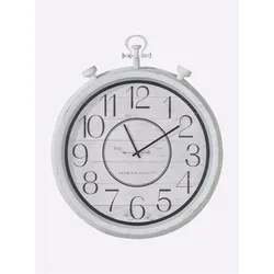 Wanduhr HEINE HOME, weiß, Wanduhren, B/H/T: 60cm x 72,5cm x 6cm, B:60cm H:72,5cm T:6cm