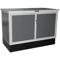 TrendPool Technikbox Premium, Variante: Paneel weißaluminium / Rahmen anthrazit