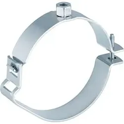 Geberit Rohrschelle 361843002 verzinkt, DN 50, mit Gewindemuffe M10, verstellbar