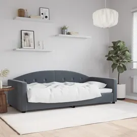 vidaXL Tagesbett 90 x 190 cm Dunkelgrau