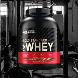 Optimum Nutrition Gold Standard 100% Whey Chocolate Hazelnut Pulver 2270 g