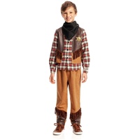 Kostümplanet Cowboy-Kostüm Kinder Jungen Kinderkostüm Western Outfit (128)