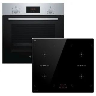 Bosch Einbau-Backofen mit Keenberk Induktionskochfeld Booster autark 60cm