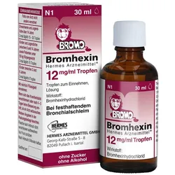 Bromhexin Hermes Arzneimittel 12 mg/ml Tropfen
