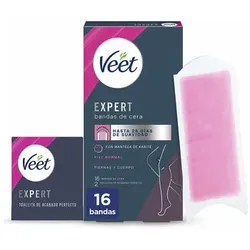 Veet  Accessoires Körper Expert Body Wachsstreifen Normale Haut 16 Stk  in multifarben, Einheitsgrösse