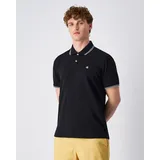 Champion Poloshirt in Schwarz - S