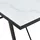 vidaXL Esstisch 160 x 75 x 80 cm schwarz/weiß