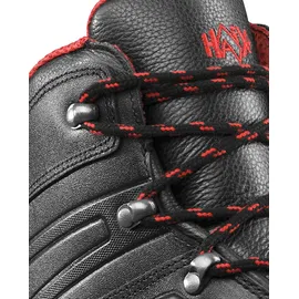 Haix Black Eagle Safety 54 Mid S3, schwarz-rot, Gr. 9 (43)