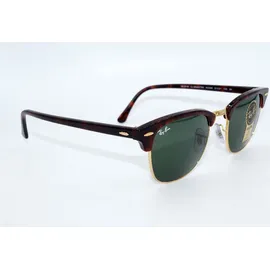 Ray-Ban Clubmaster Classic RB3016 W0366 49-21 gloss tortoise/green