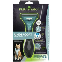 Furminator deShedding Tool Cat Kurzhaar Pflegewerkzeug für Katzen Größe S