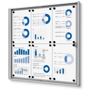 Showdown Displays Showdown Schaukasten Economy 6xA4 si 8595578316056 Showdown Displays