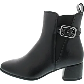 Marco Tozzi Chelsea Boots mit Blockabsatz Elegant, Schwarz (Black), 37 EU