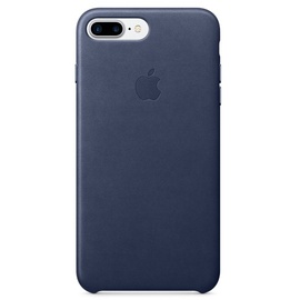 Apple iPhone 8 Plus / 7 Plus Leder Case mitternachtsblau