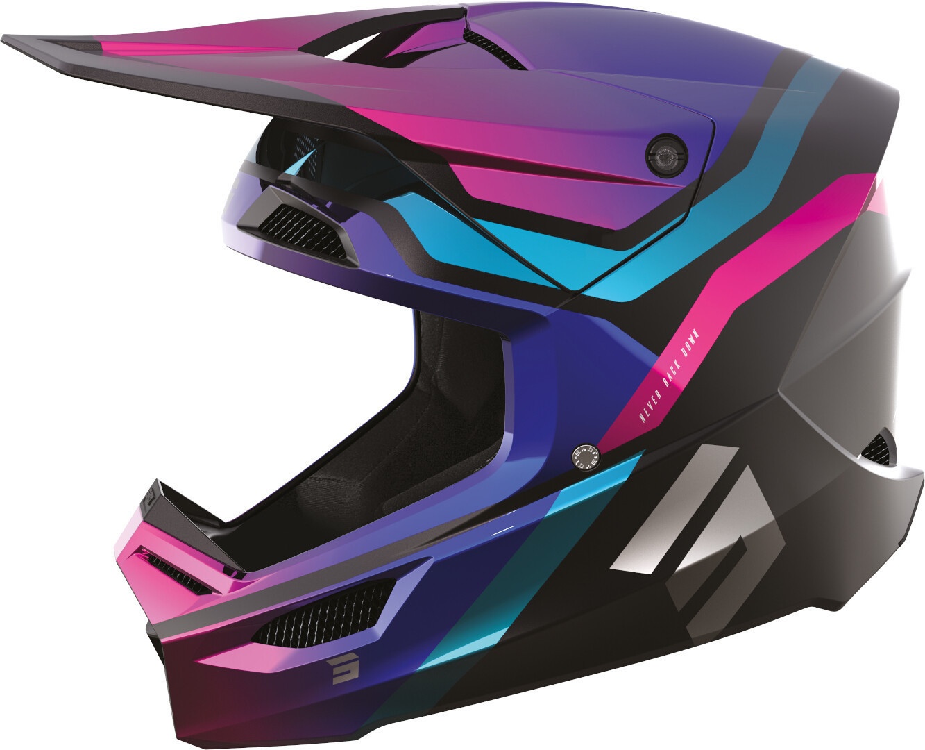 Shot Race Sky Motorcross helm, veelkleurig, S