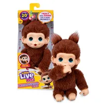 Little Live Pets My Baby Monkey 19 cm Braun