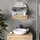 Vicco Badezimmerspiegel Elyra, Goldkraft Eiche, 40 x 47.5 cm mit Ablage, Vicco