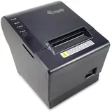 Equip 351001 58-mm-Thermo-POS-Belegdrucker mit automatischer Schneidevorrichtung, USB-/Ethernet-/Kassenschubladen-Anschluss