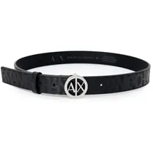 Giorgio Armani Armani Exchange Damen-Gürtel Eleganza Schwarz, Größe 85