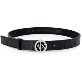 Giorgio Armani Armani Exchange Damen-Gürtel Eleganza Schwarz, Größe 85