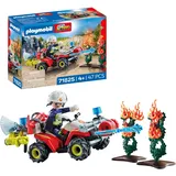 Playmobil Action Feuerwehr Quad löscht Heckenbrand 71825