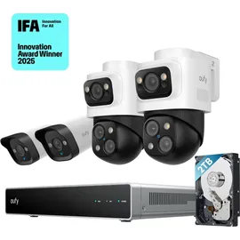 eufy PoE NVR Security System S4 inkl. 2x Bullet-PTZ-Kameras + 2x Bullet-Kameras