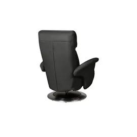 HIMOLLA Relaxsessel 7227 Leder 82 x 109 x 90 cm Schwarz mit Relax-Funktion