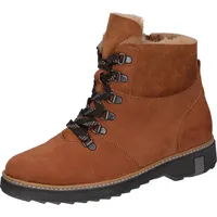 WALDLÄUFER Winterboots »HITOMI«, Outdoorboots, Schnürboots mit Lammfellfutter, H-Weite Gr. 5 (38), braun , 42578022-5