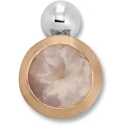 Ketten-Anhänger ONE ELEMENT "Rosenquarz Anhänger aus 925 Silber", silber, Schmuckanhänger, Damen, Silber 925 (Sterlingsilber), ein ausdrucksstarkes Schmuckstück für jeden Anlass