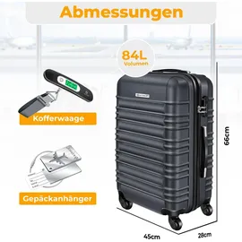 Kesser 4-Rollen 84 l grau