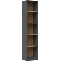ibonto Bücherregal Vielseitiges Klassisches Bücherschrank Robustes Standregal