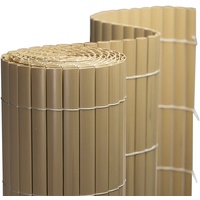 jarolift PVC Sichtschutzmatte | 180x400 cm, bambus | jarolift Sichtschutz / Sichtschutzzaun aus Kunststoff für Balkon, Terrasse