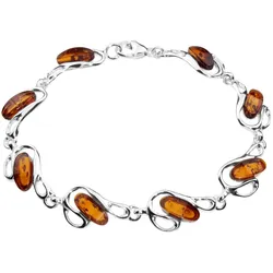 Armband OSTSEE-SCHMUCK "Ostsee-Schmuck Armband Ortrun Armband Ortrun", silber (silberfarben), Armbänder, Damen, 18cm, Silber 925 (Sterlingsilber)
