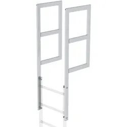 Ausstiegsholm Geländer, Aluminium blank
