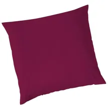 VARIO Kissenbezug Jersey 80 x 80 cm Bordeaux