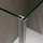 doporro Duschwand Walk-In Dusche Duschtrennwand 70x100cm mit rechteckigem Stabilisator Eckdusche aus 8mm ESG-Sicherheitsglas Klarglas inkl.