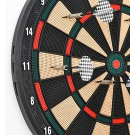 Homcom Elektronische Dartscheibe Kunststoff inkl. 6 Darts