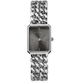 Rosefield Uhr - Damenuhr Octagon XS Studio Kettenoptik - Gr. unisize - in Grau - für Damen