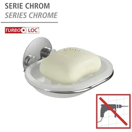 Wenko Turbo-Loc Seifenablage weiß-chrom