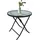 VCM Gartentisch klappbar Ø 70 x 70 cm Anthrazit