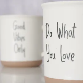 Boltze Tasse Vibo 0,2 l Schwarz 2 St.