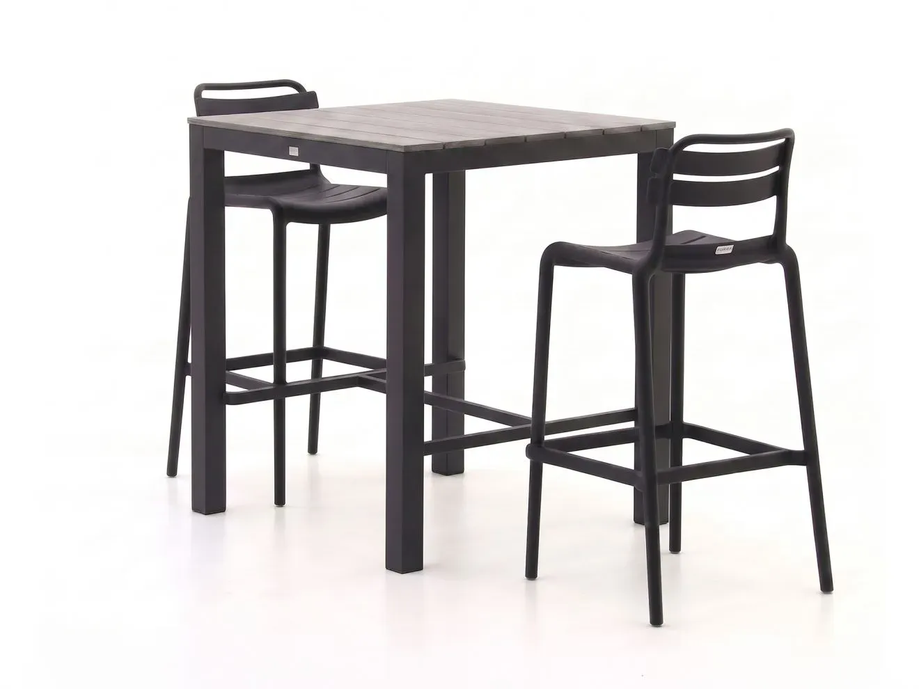 + 10 % Kassenrabatt | Forza Vico/Fidenza 80 cm Gartenbar-Set 3-teilig